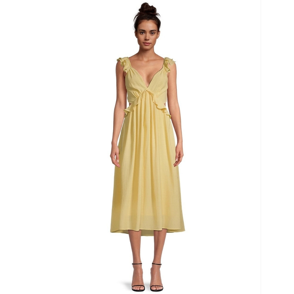ASTR Nima Cutout Midi Dress